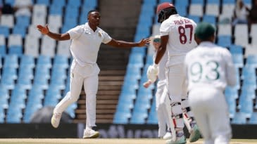 Rabada six-for leads South Africa to victory over West Indies