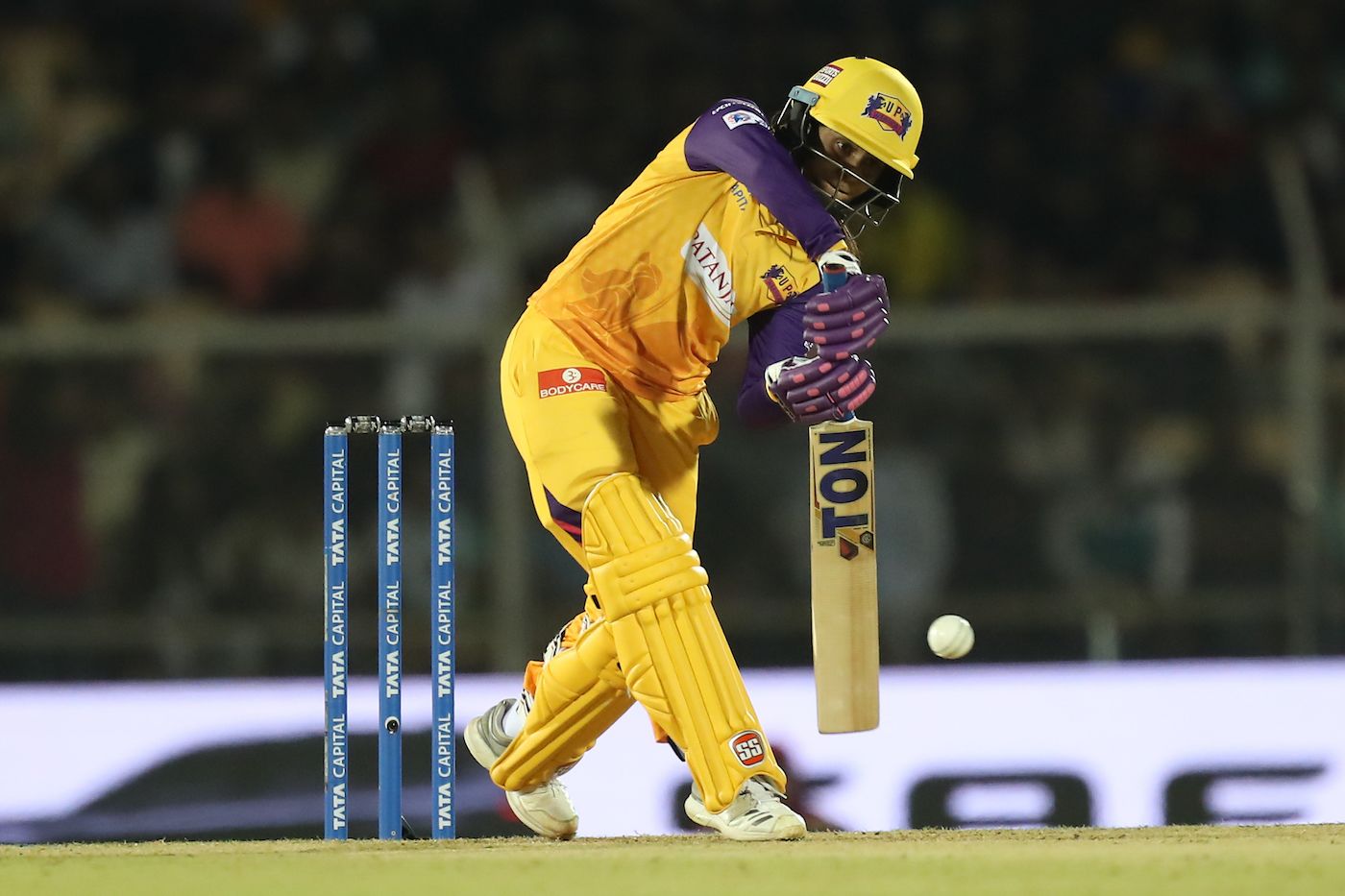 Devika Vaidya plays off the front foot