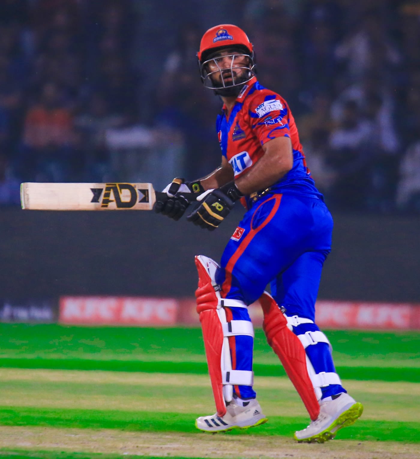 Tayyab Tahir swats one away