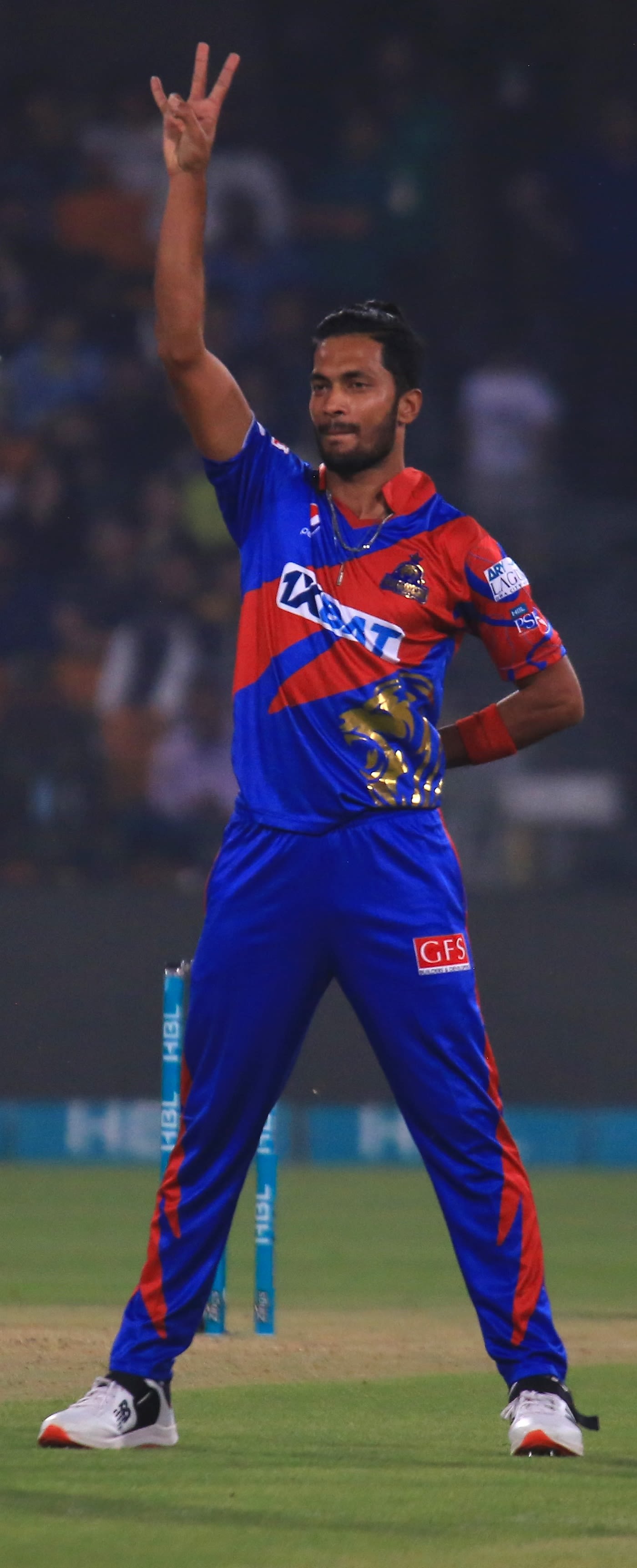Mohammad Umar dismissed Fakhar Zaman
