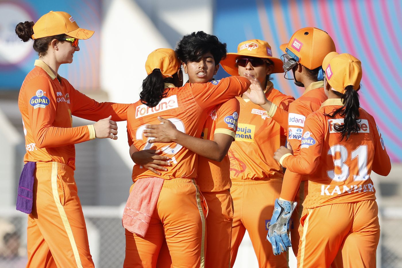Monica Patel picked up the first wicket for Giants when she sent back Alyssa Healy