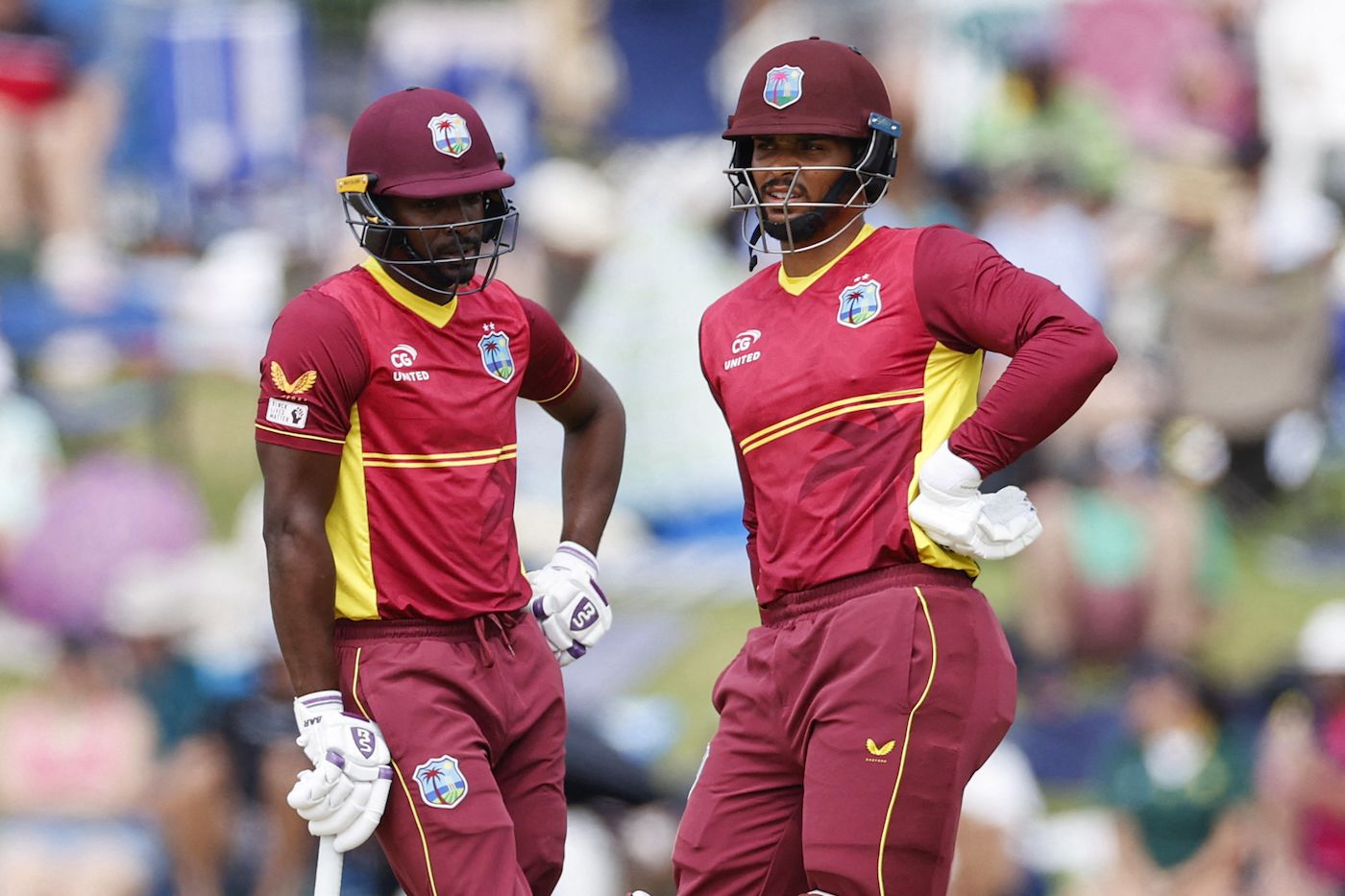 Shamarh Brooks and Brandon King got together for the second wicket