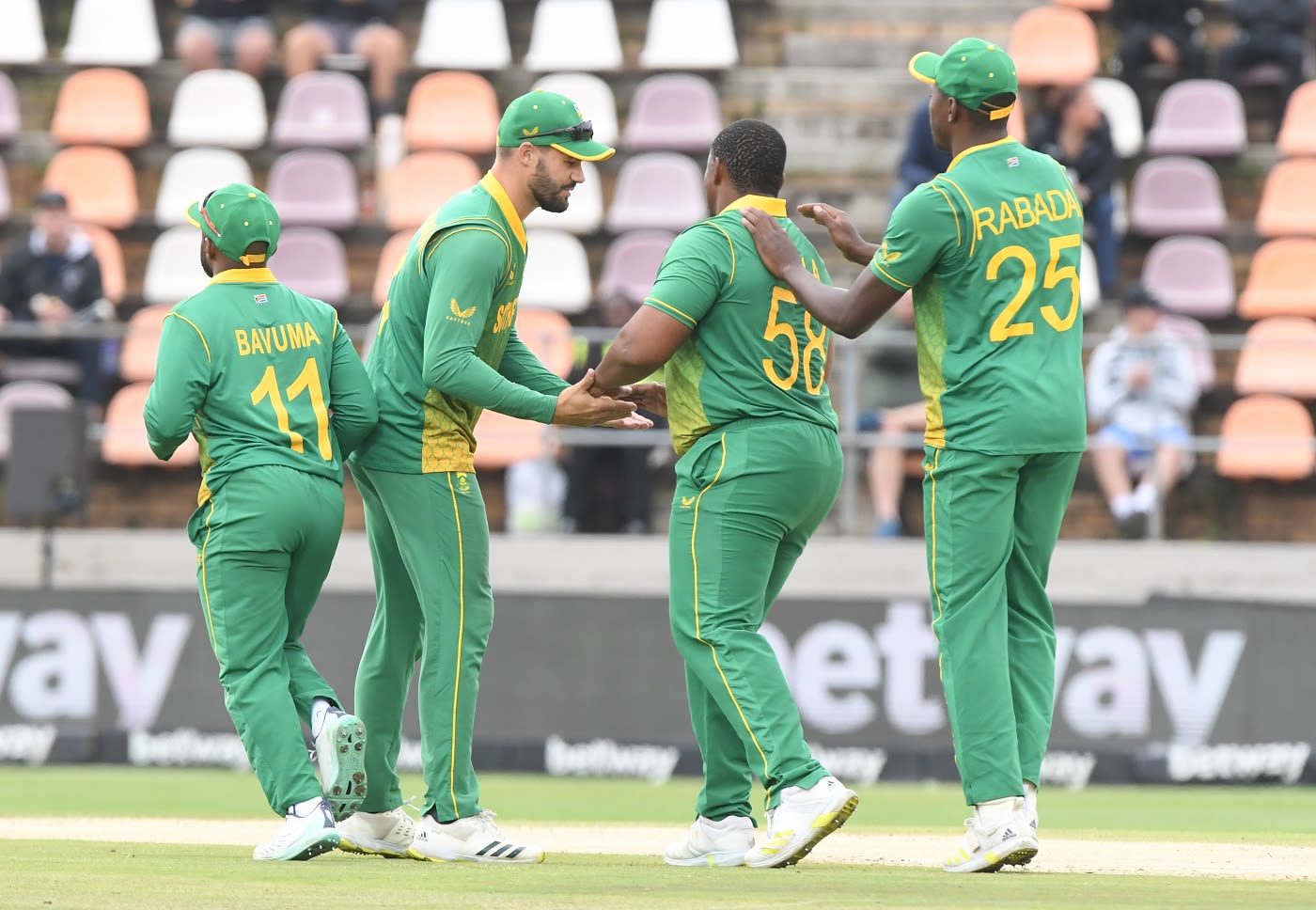 Sisanda Magala dismissed both the Netherlands openers