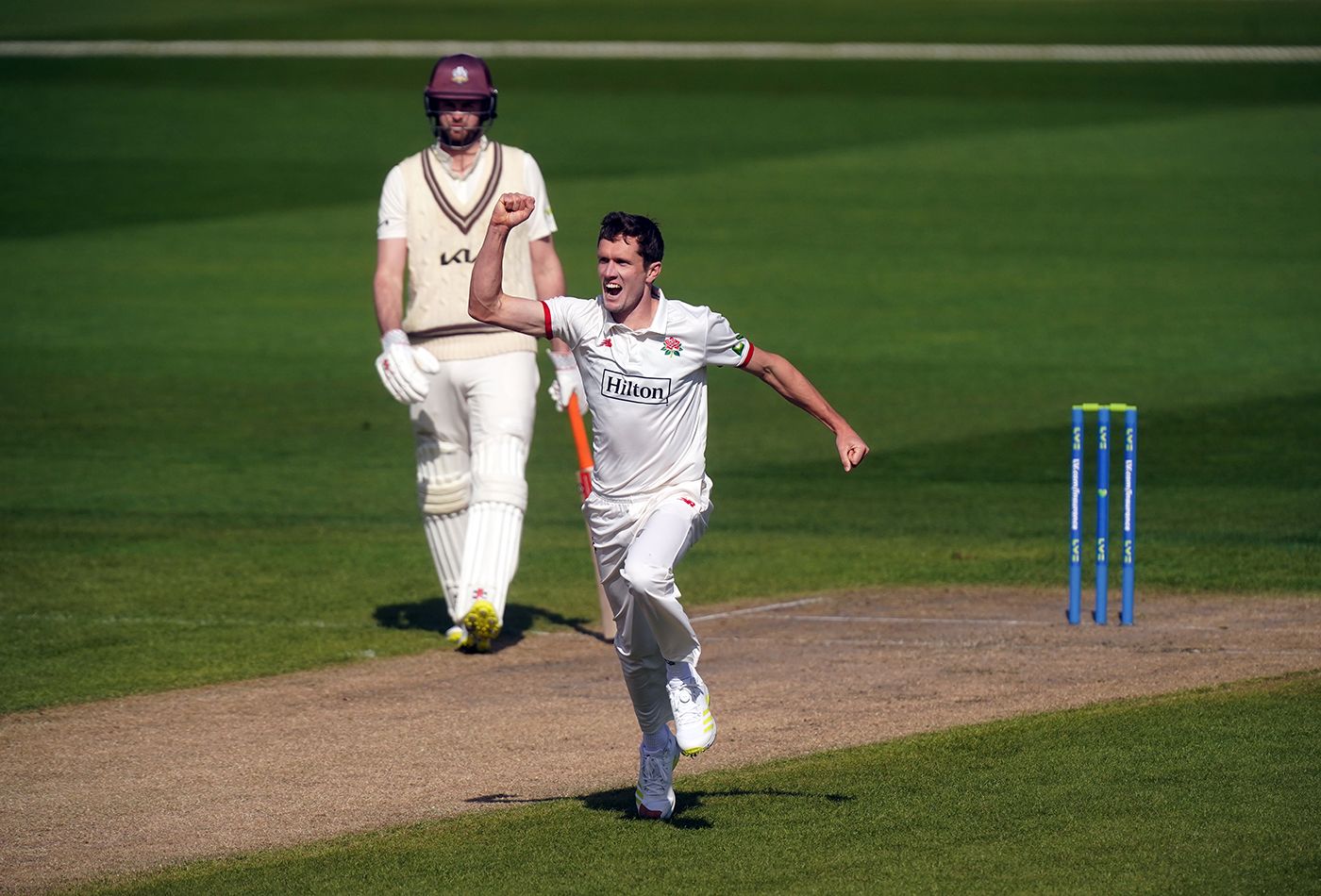 Will Williams claimed the first wicket of the season