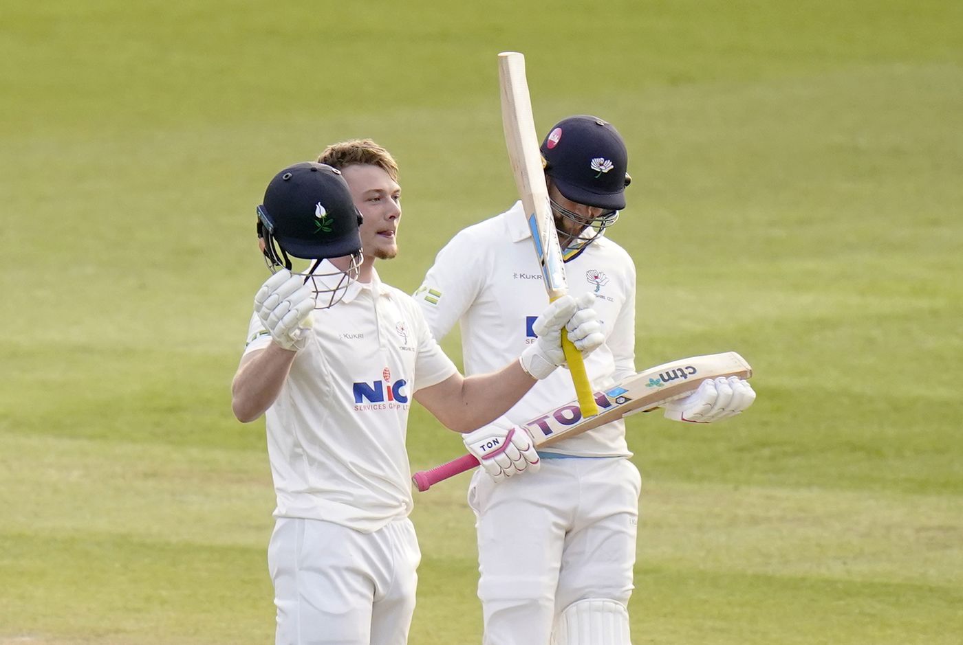 Finley Bean recorded his maiden first-class hundred