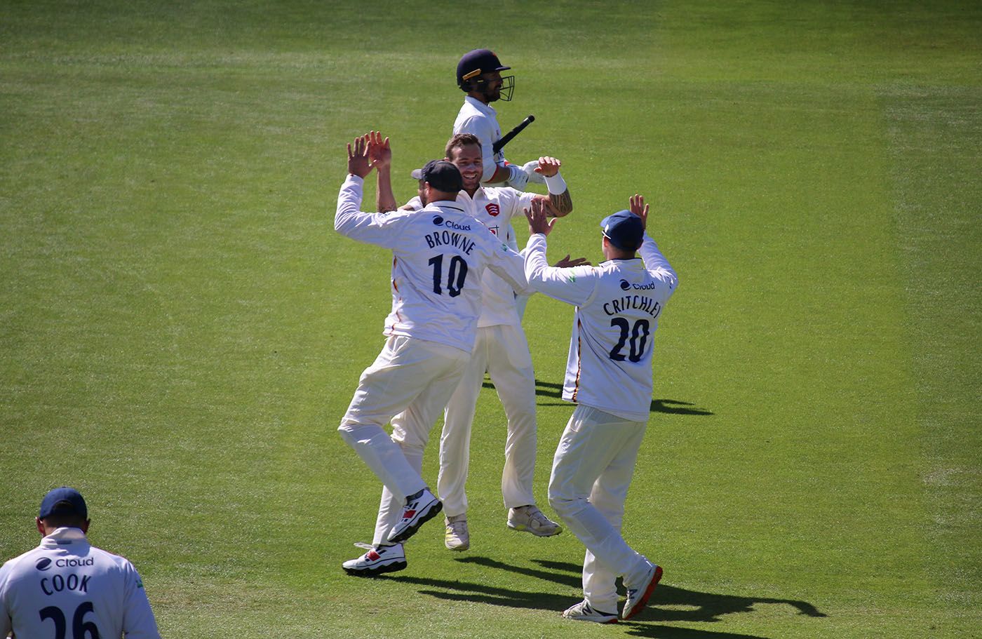 Doug Bracewell claimed his first wickets for Essex, including Josh Bohannon