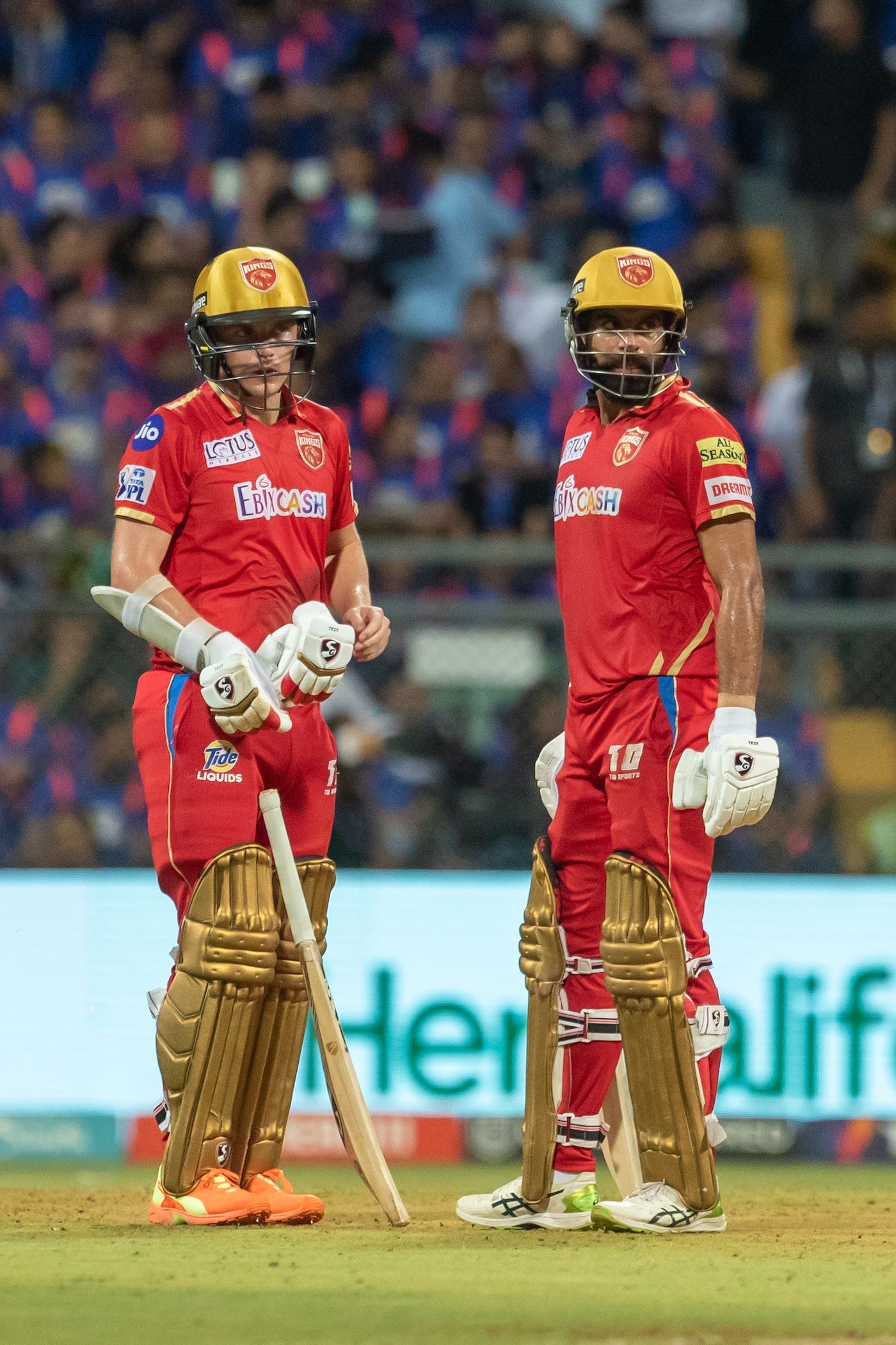 Sam Curran and Harpreet Singh added 92 runs in quick time