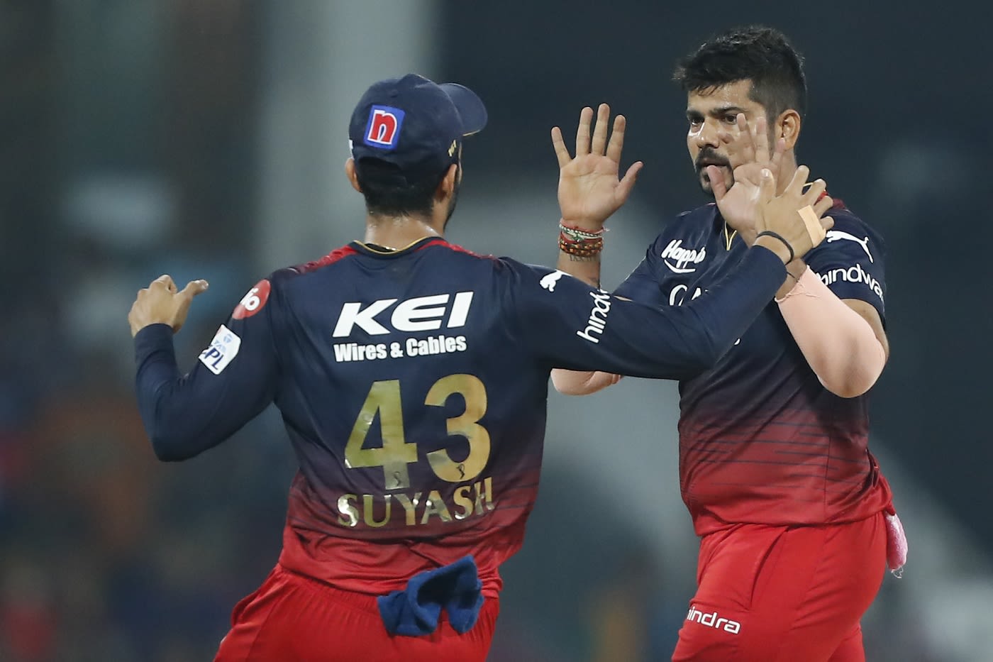 Suyash Prabhudessai and Karn Sharma combined to dismiss Marcus Stoinis