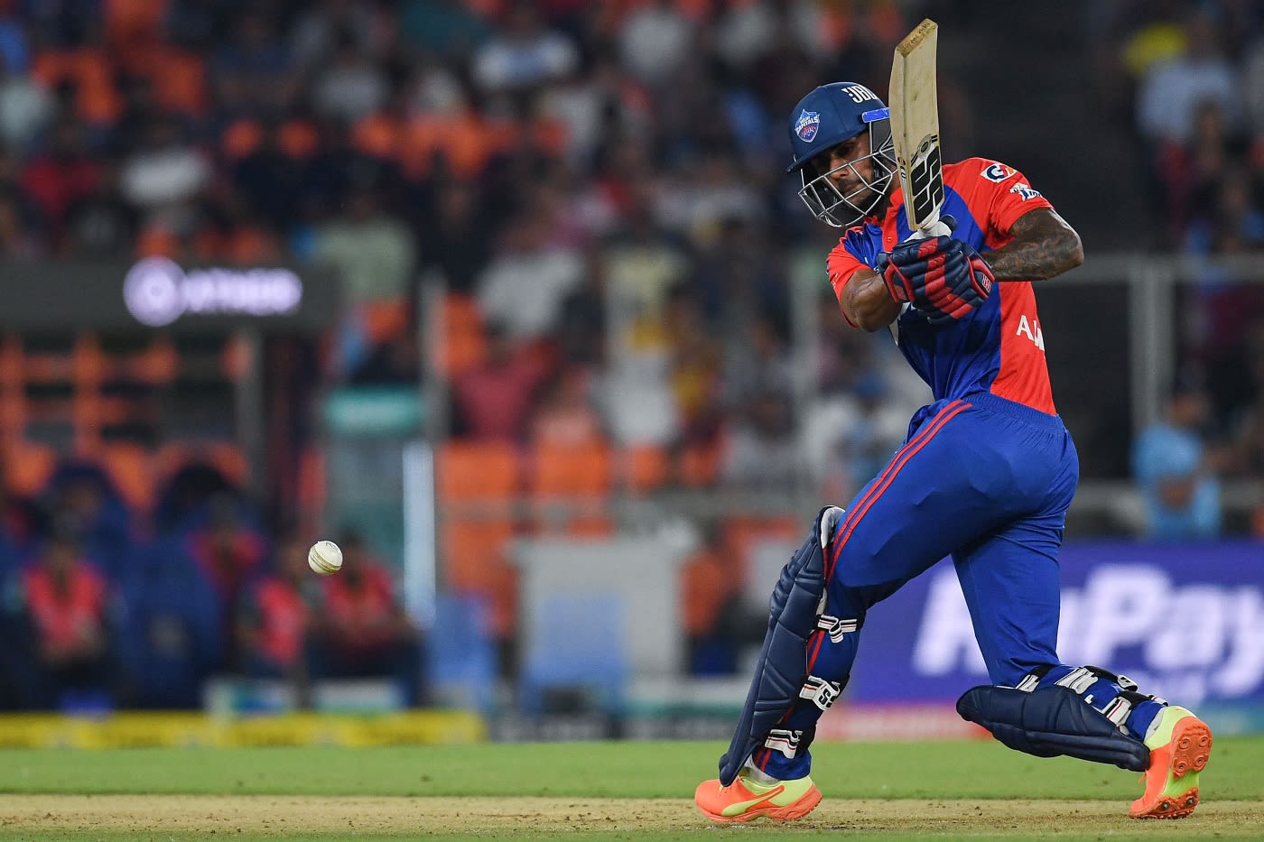 Aman Khan flicks one over the on side