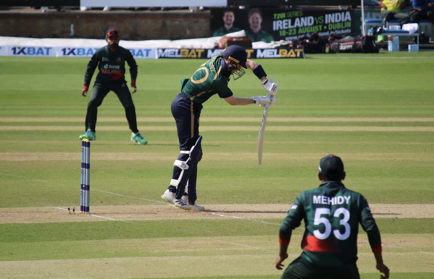 Stephen Doheny was out caught in the slips