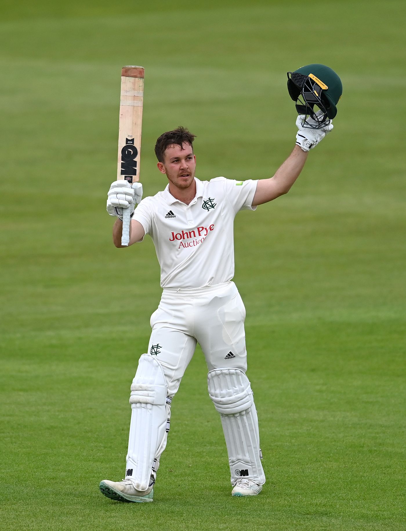 Matthew Montgomery made his first hundred of the season
