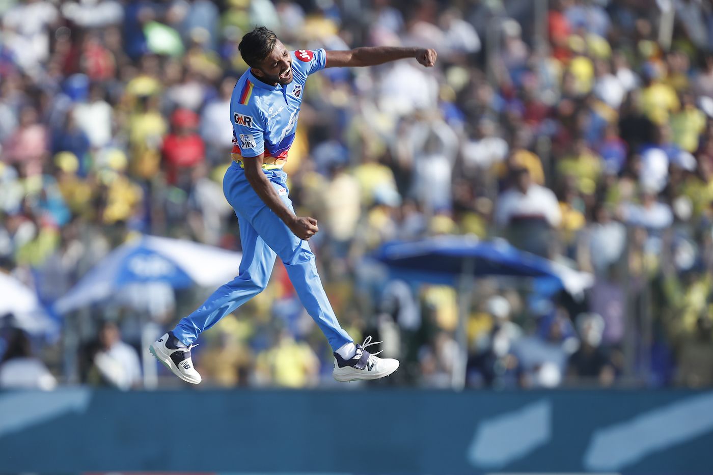 Chetan Sakariya finally broke through with Ruturaj Gaikwad's wicket
