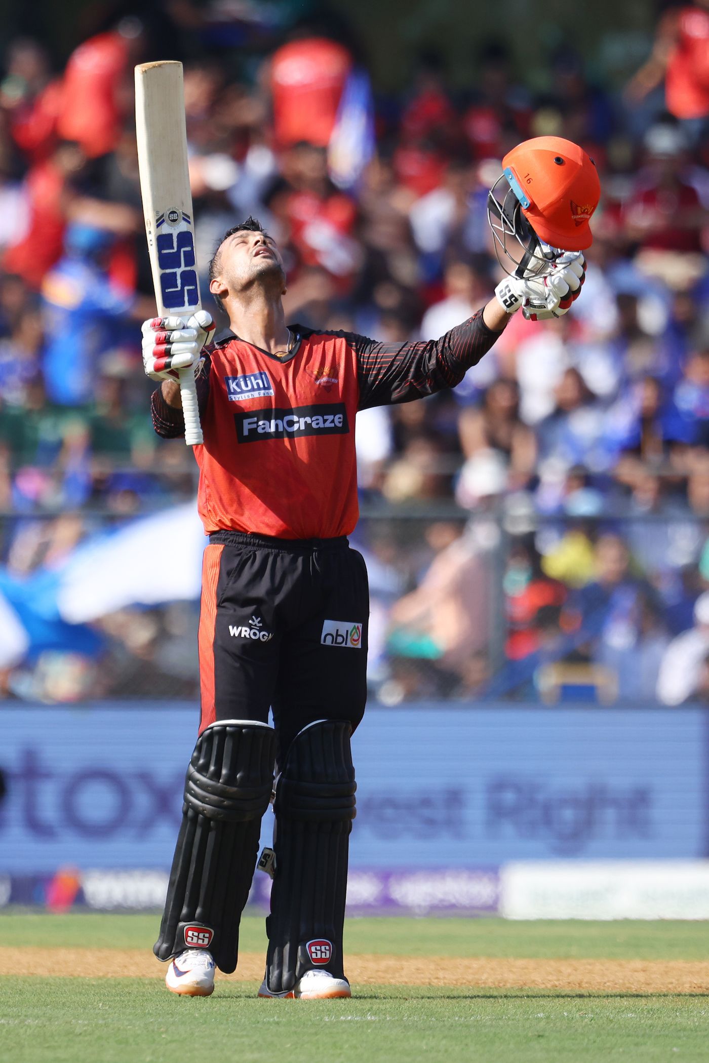 Vivrant Sharma brought up a half-century in his first IPL innings