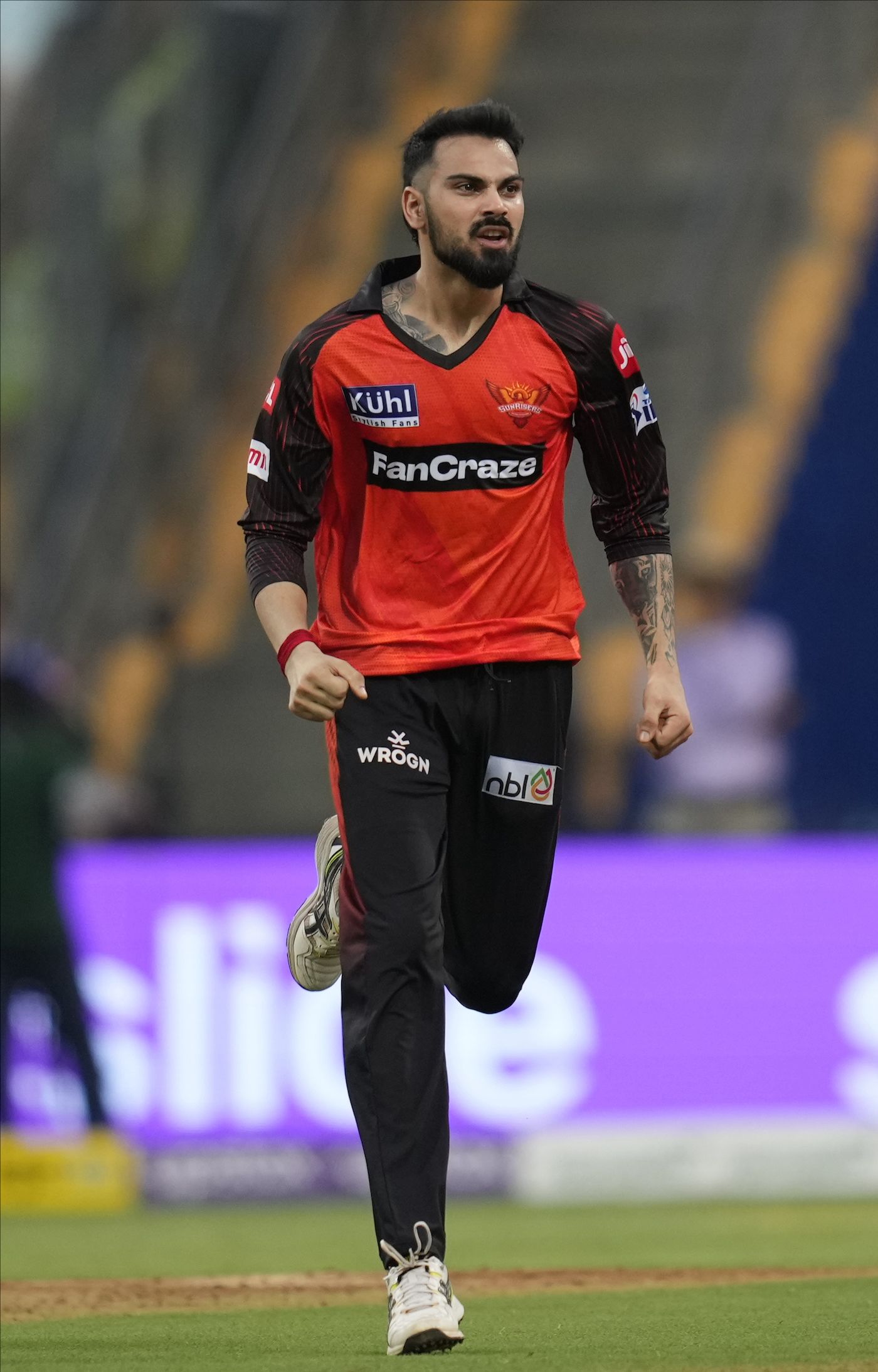 Mayank Dagar got the better of Rohit Sharma