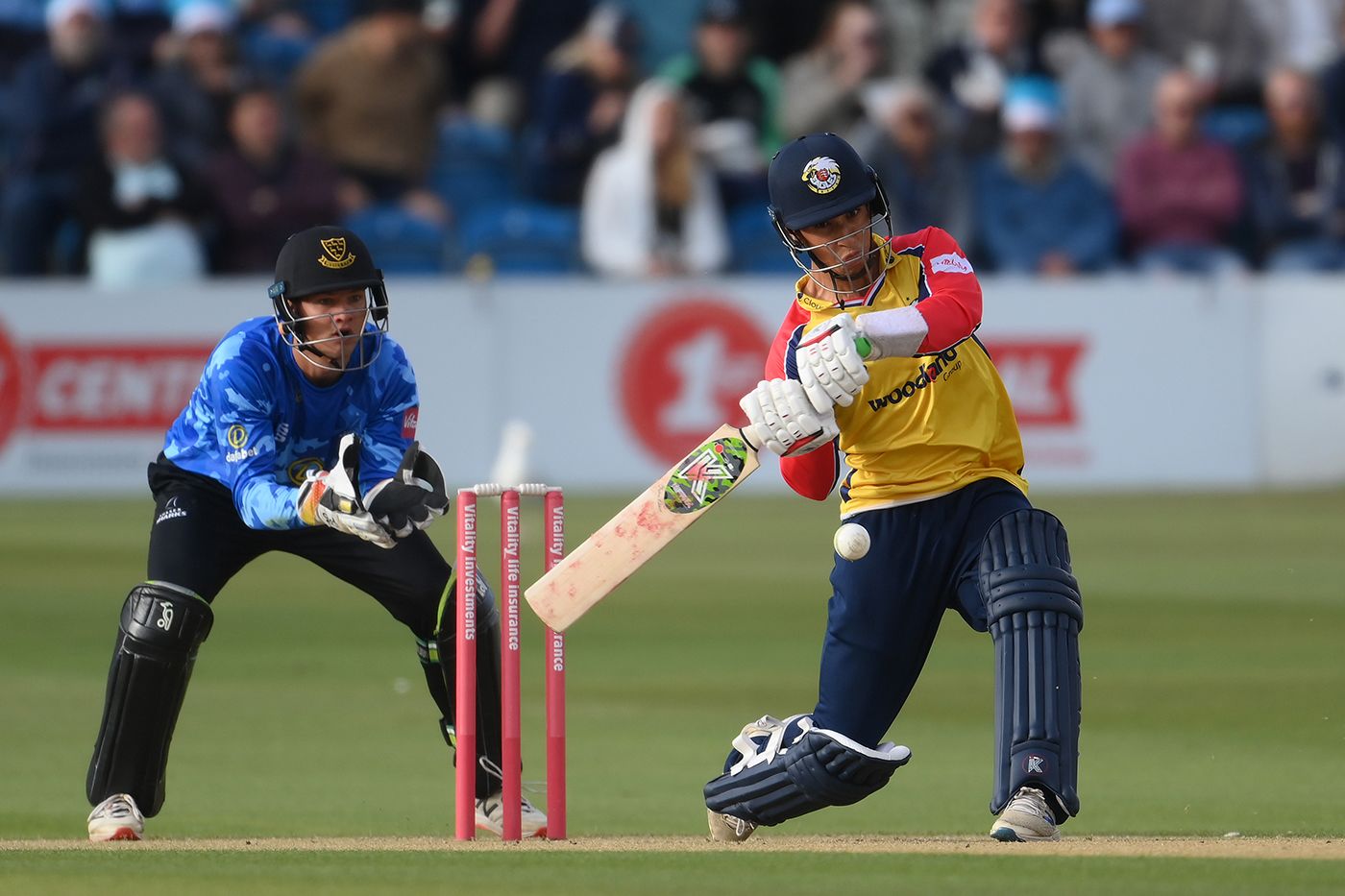Robin Das keeps his eye on the ball