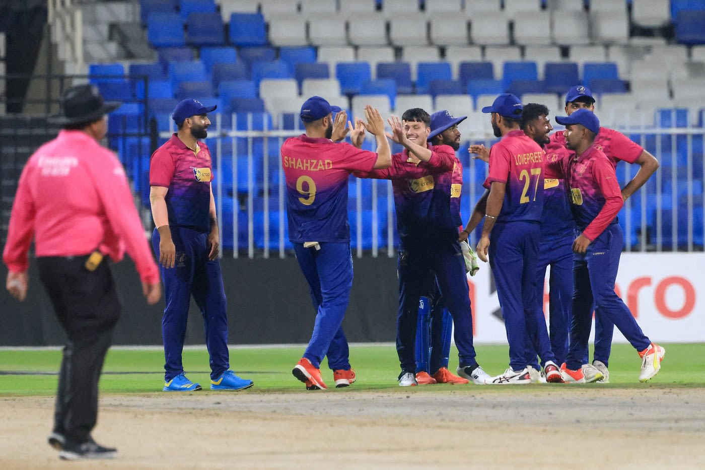 Muhammad Jawadullah claimed his maiden ODI wicket in his very first over