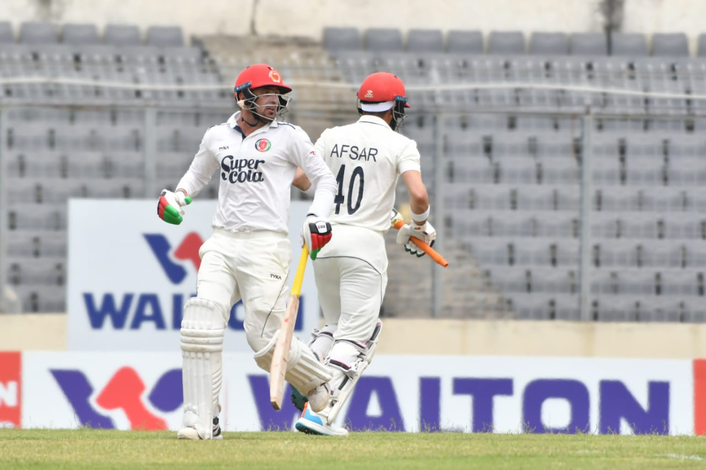 Nasir Jamal and Afsar Zazai stemmed the flow of wickets
