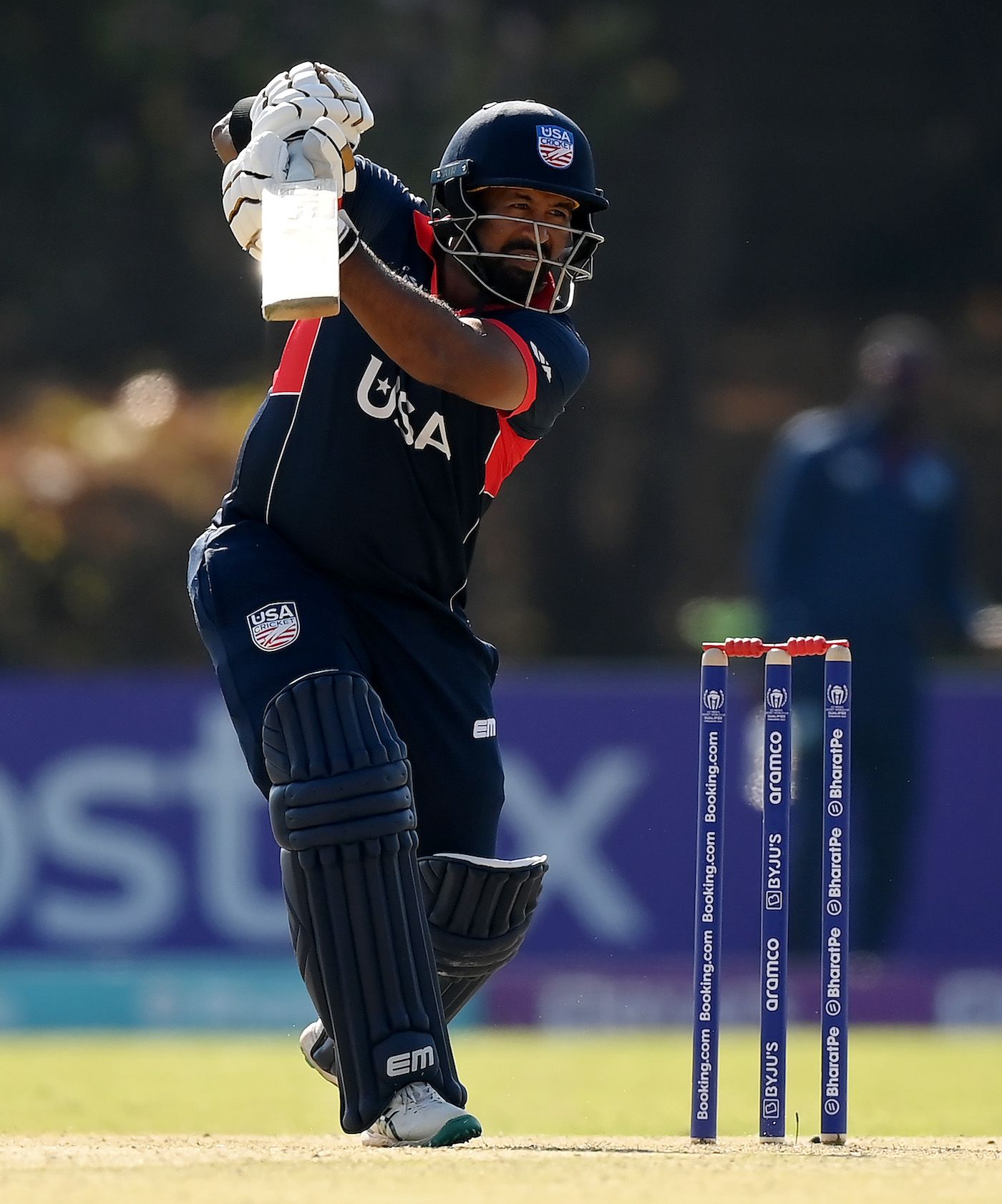 Gajanand Singh tried to keep USA steady after early wickets