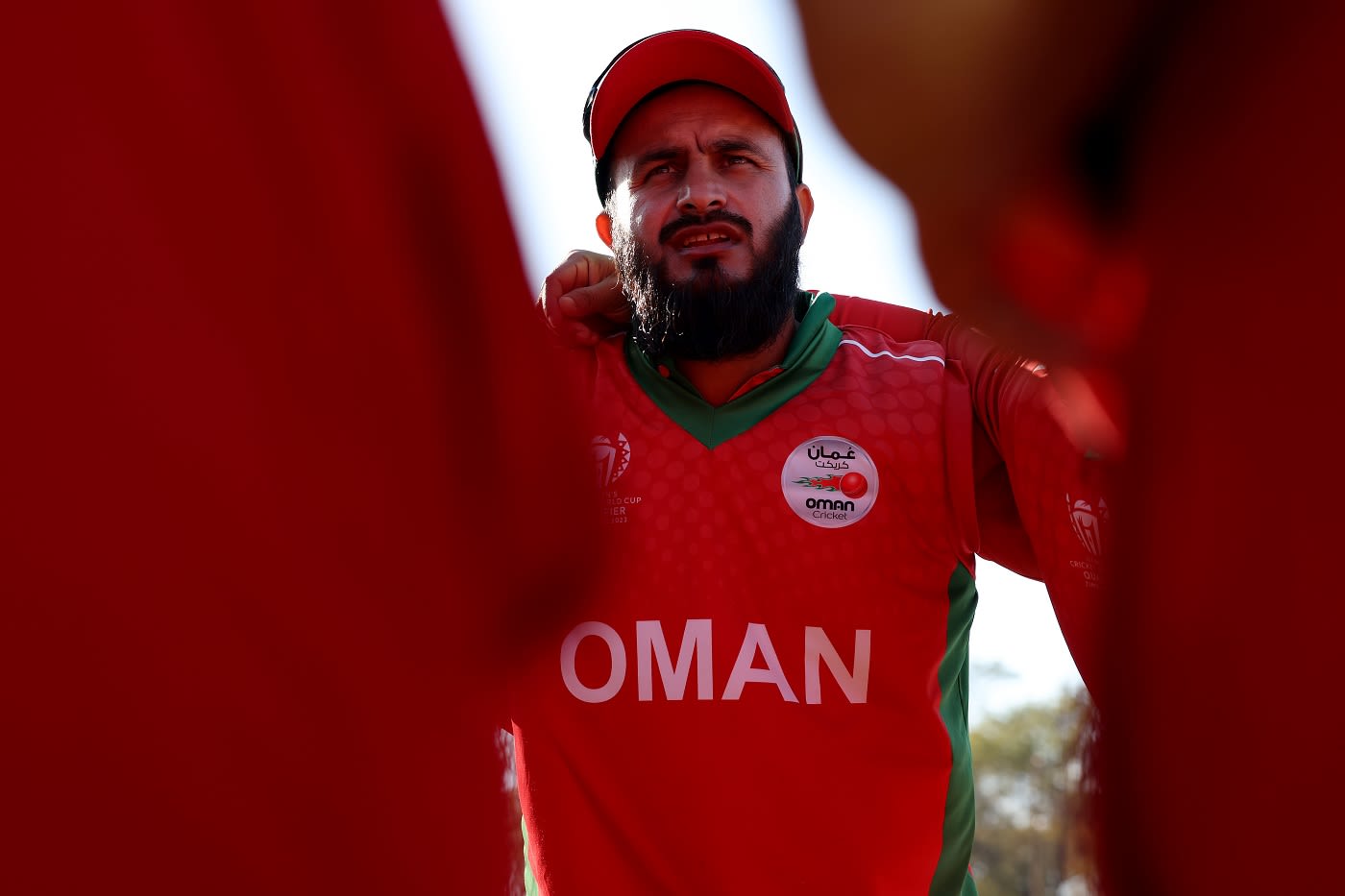 Captain Zeeshan Maqsood pumps in some last-minute motivation