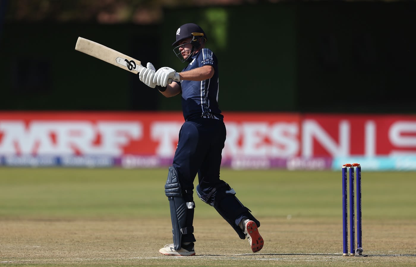 Christopher McBride steadied the Scotland innings after Matthew Cross fell early