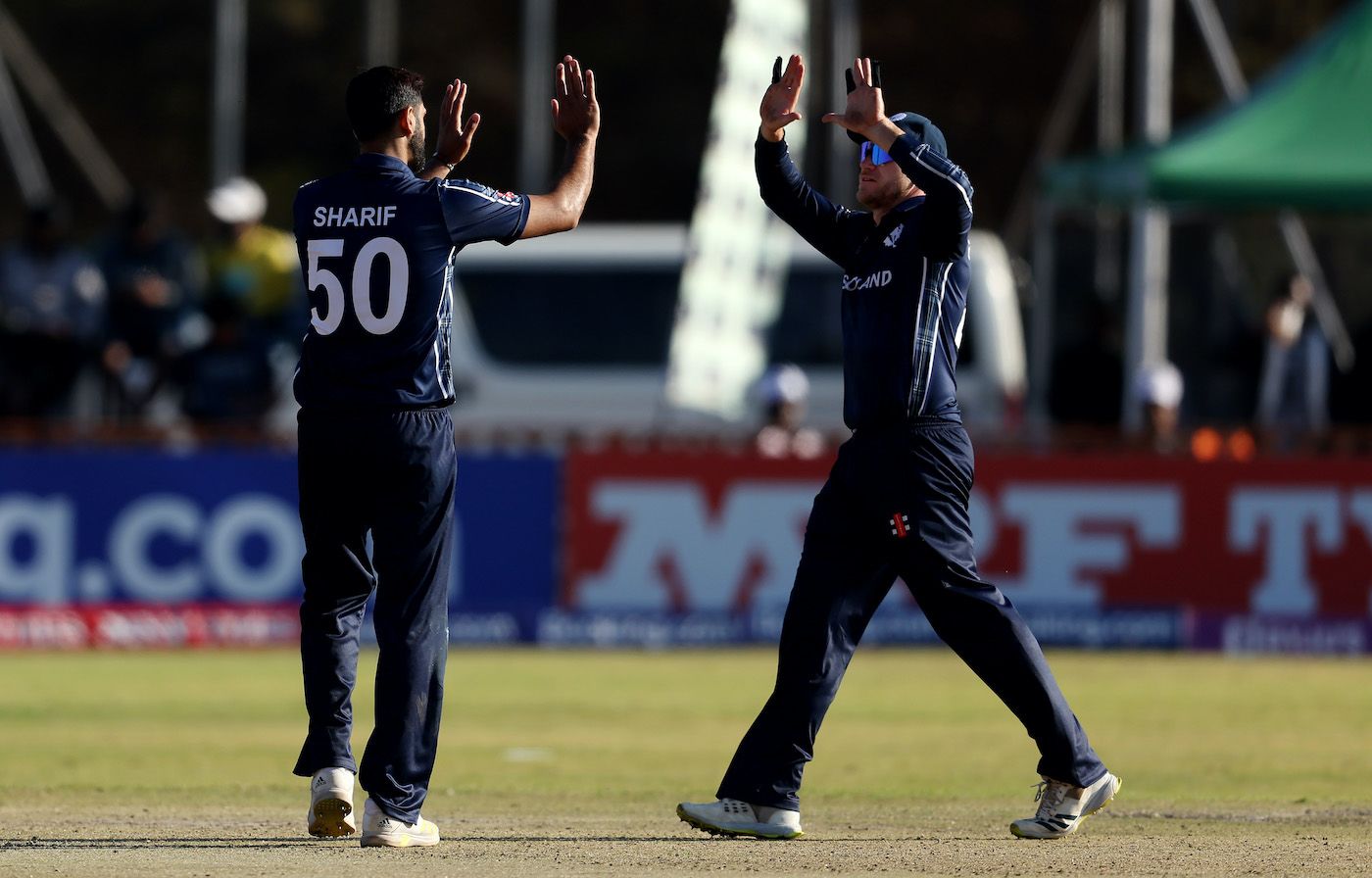 Safyaan Sharif and Richie Berrington starred in Scotland's win