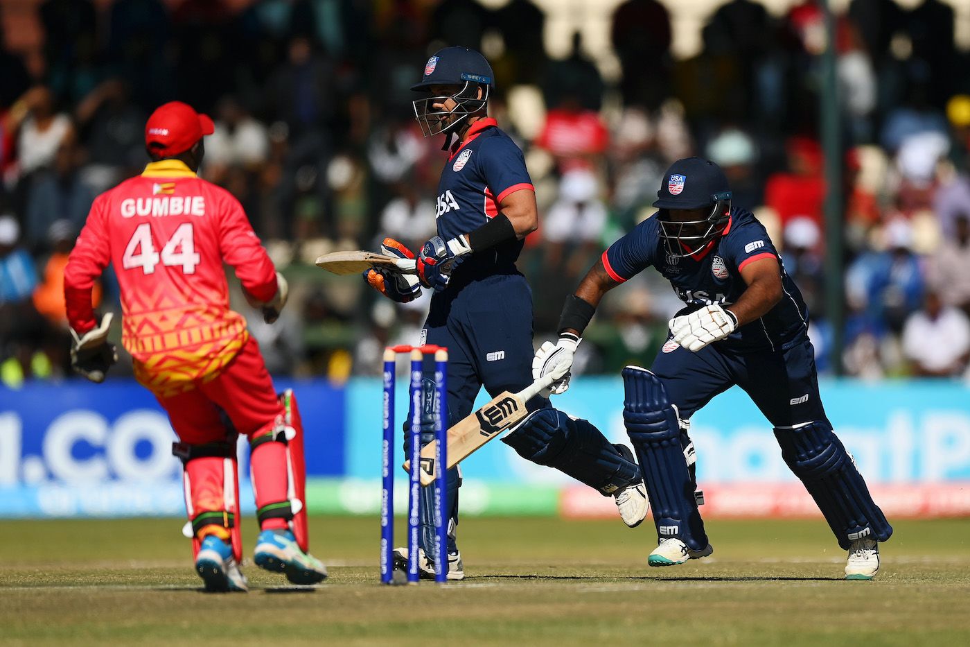 Shayan Jahangir's run out had him and Gajanand Singh at the same end