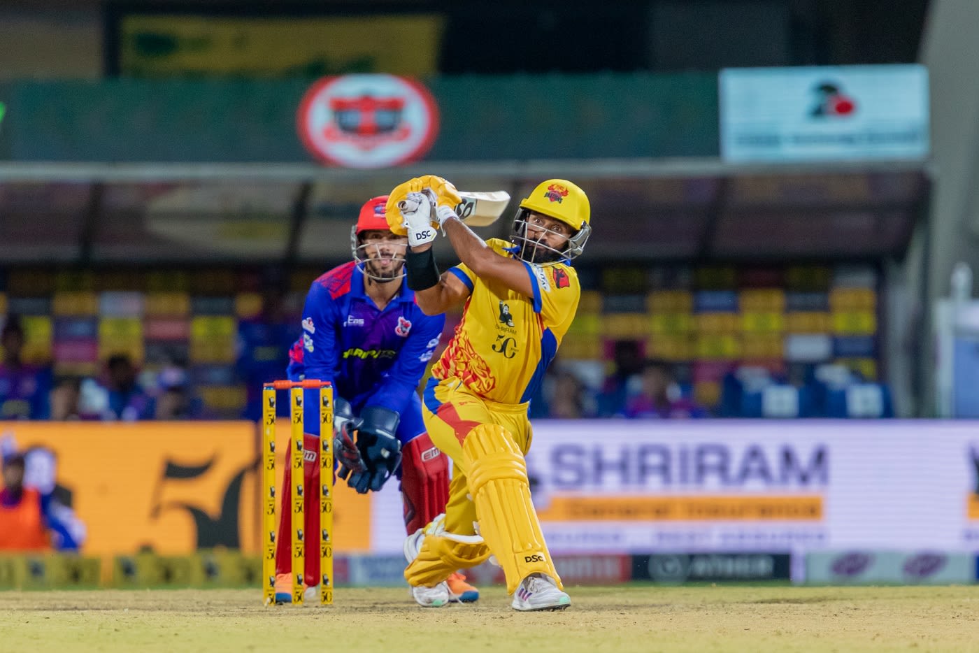 Adithya Ganesh made a composed half-century
