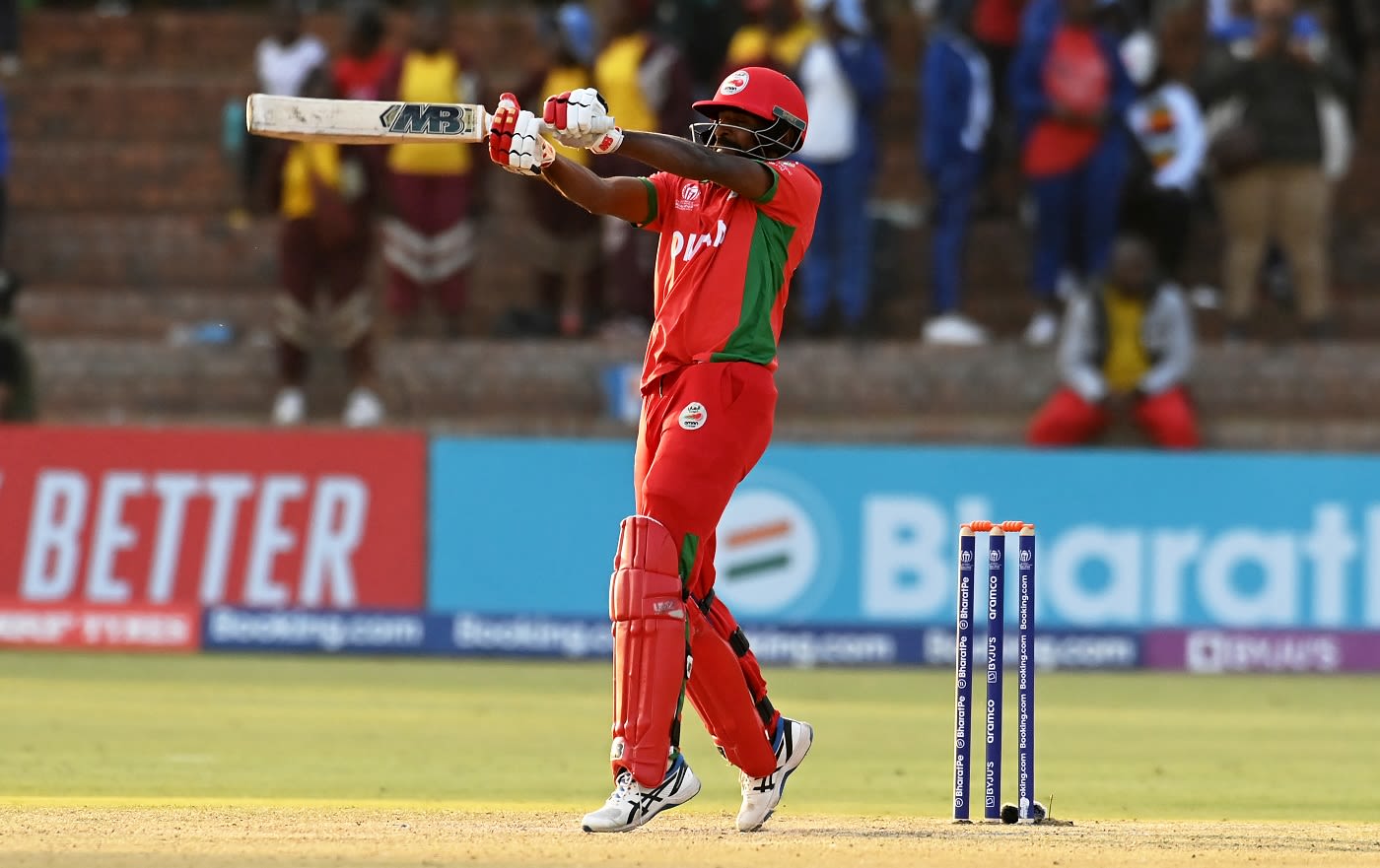 A late blitz from Mohammad Nadeem kept Oman in with a chance