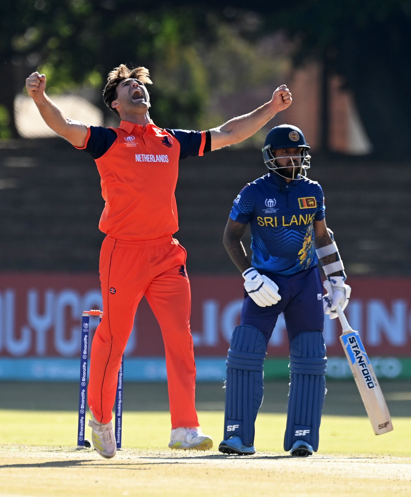 Ryan Klein got rid of Kusal Mendis in the fourth over
