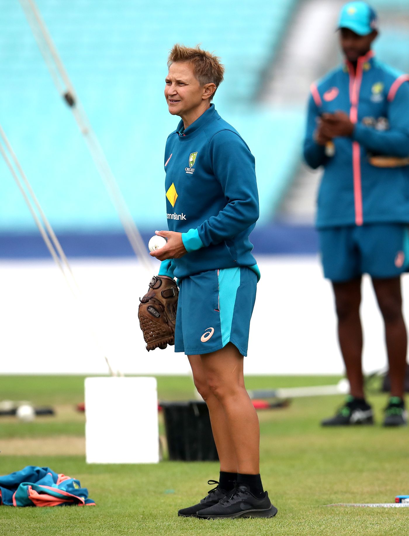 Shelley Nitschke oversees Australia training