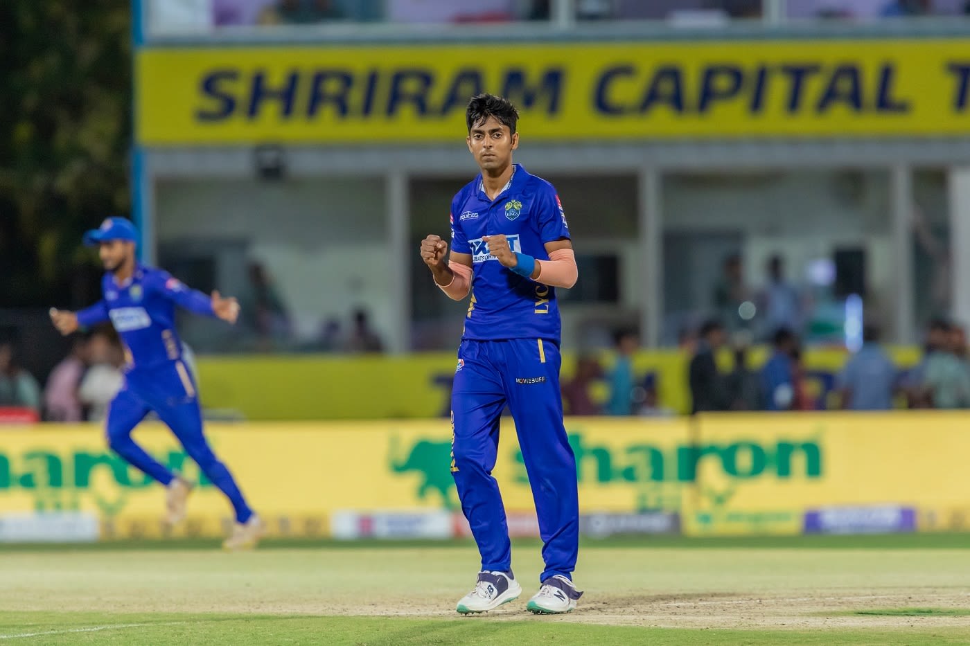Jhathavedh Subramanyan impressed with his legbreaks and wrong'uns in the TNPL final