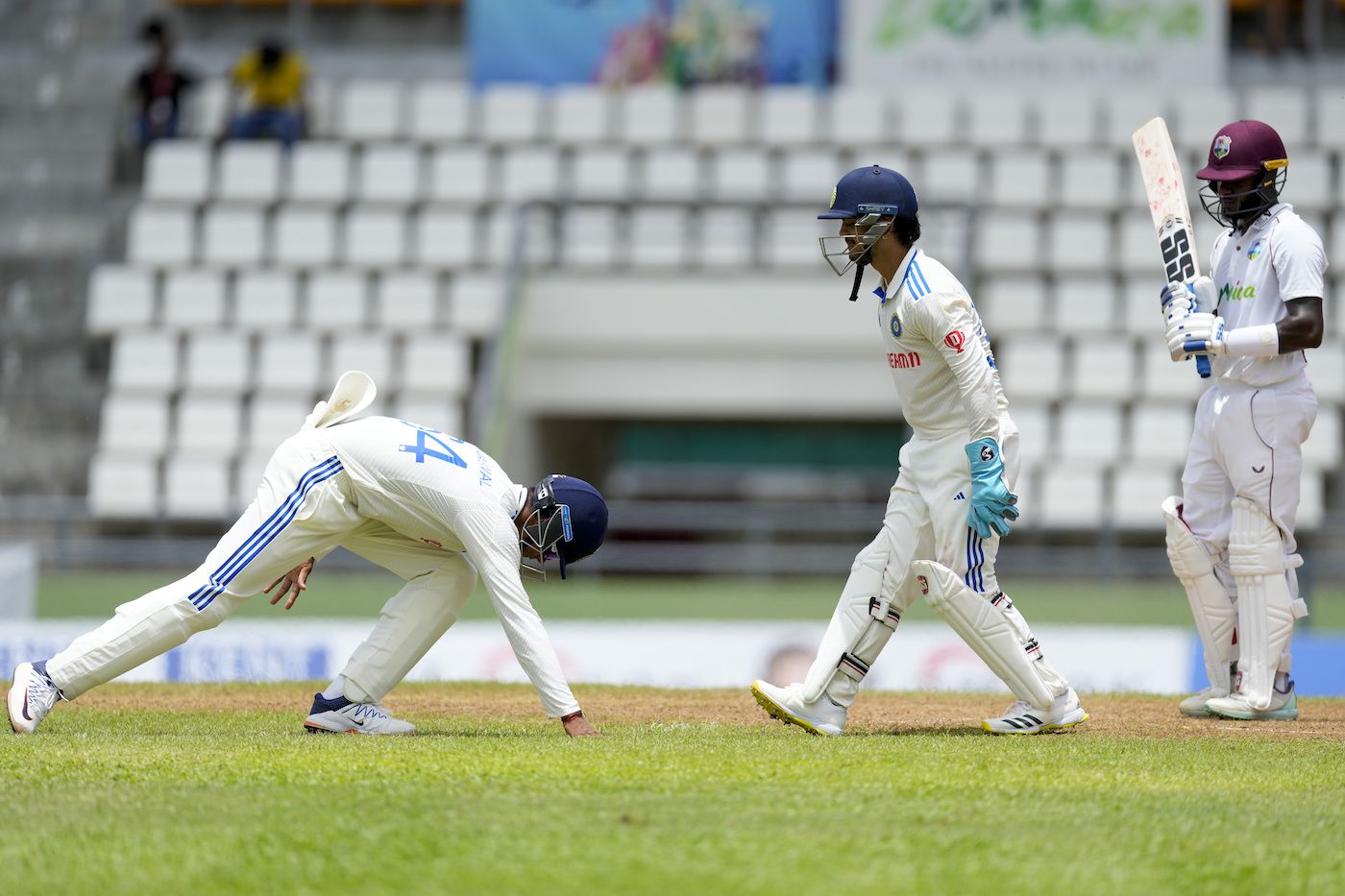 India's debutants, Yashasvi Jaiswal and Ishan Kishan, in action