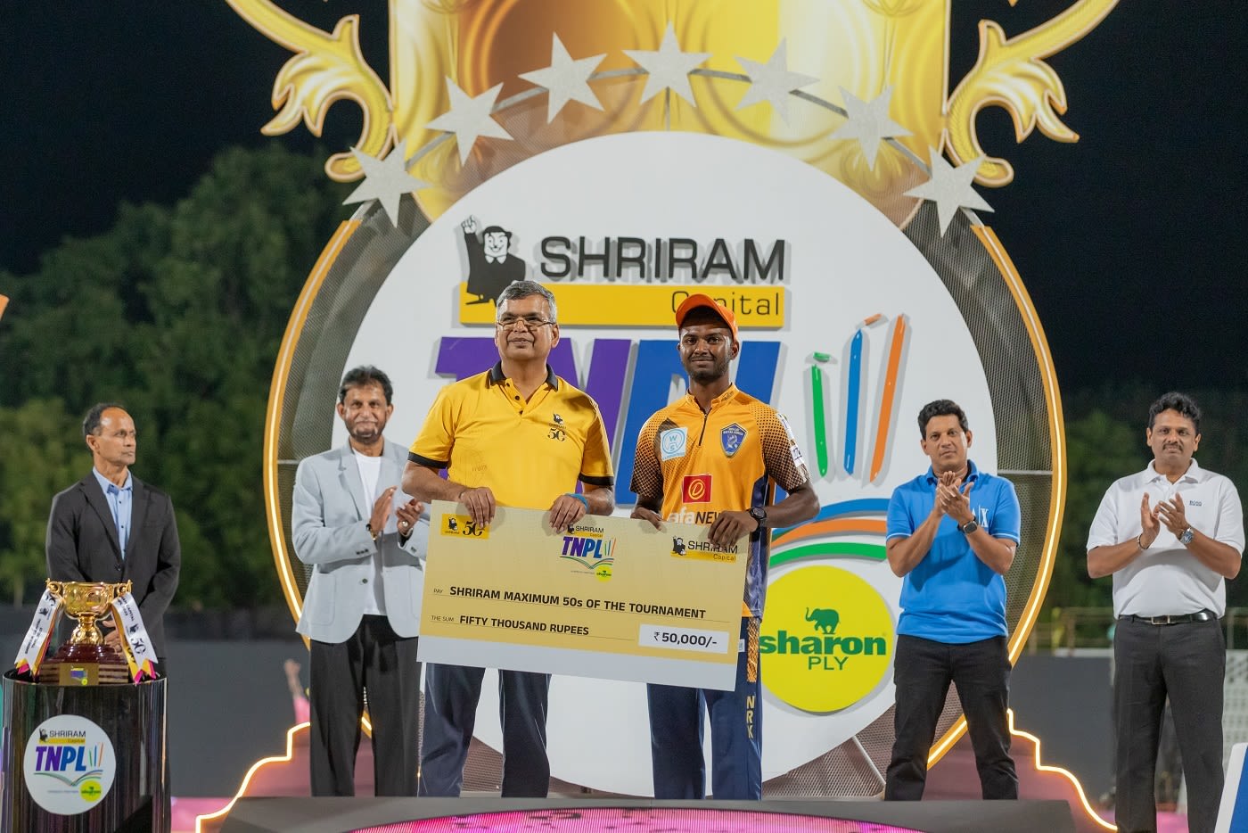 G Ajitesh won a number of awards after dominating TNPL 2023