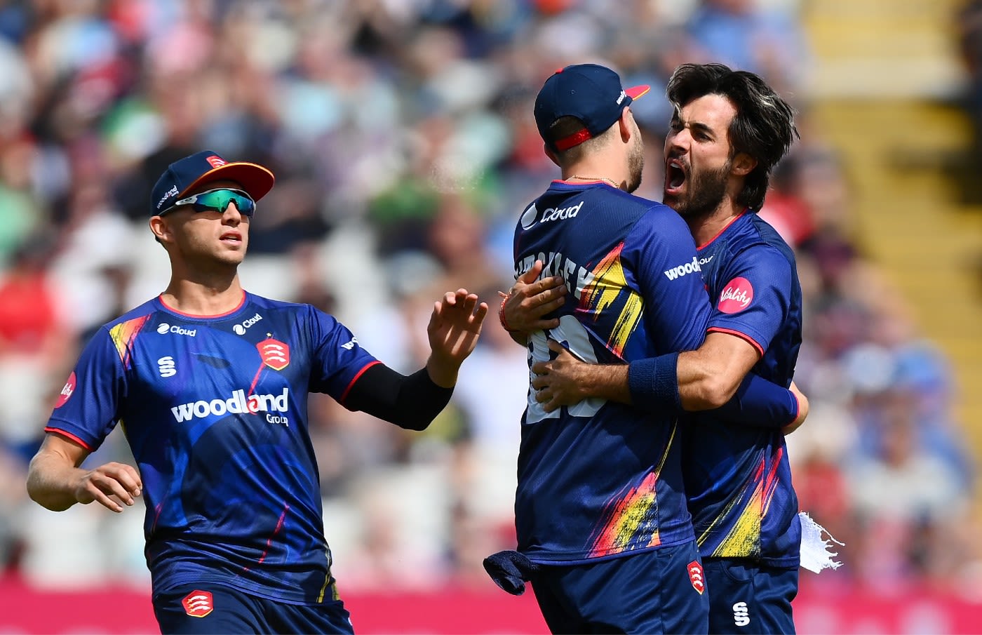Shane Snater claimed the big wicket of James Vince