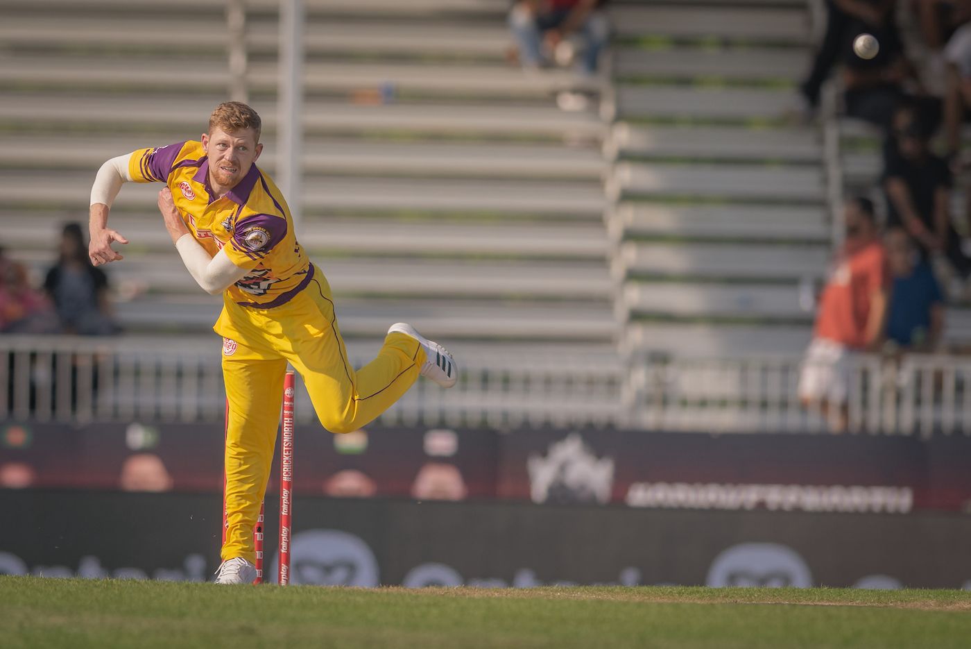Bernard Scholtz picked up one wicket with his left-arm spin