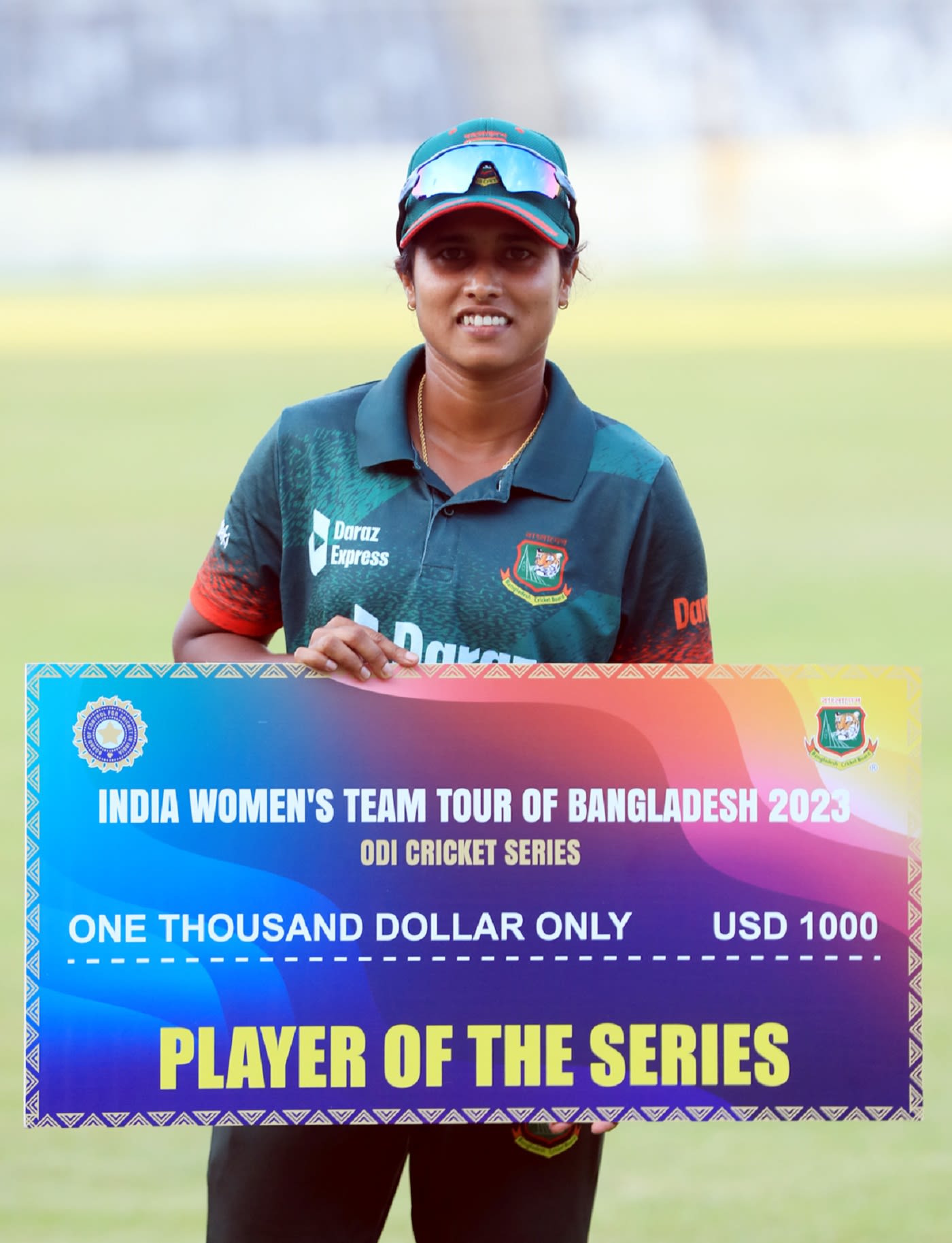 Fargana Hoque was awarded Player of the Series