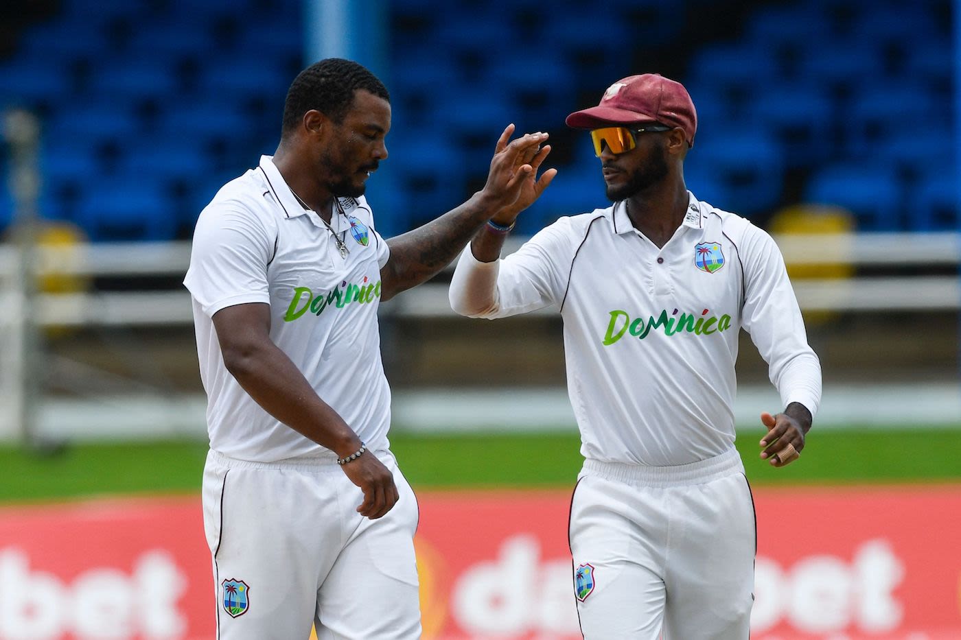 Shannon Gabriel, who had earlier dropped Rohit Sharma, sent him back for 57