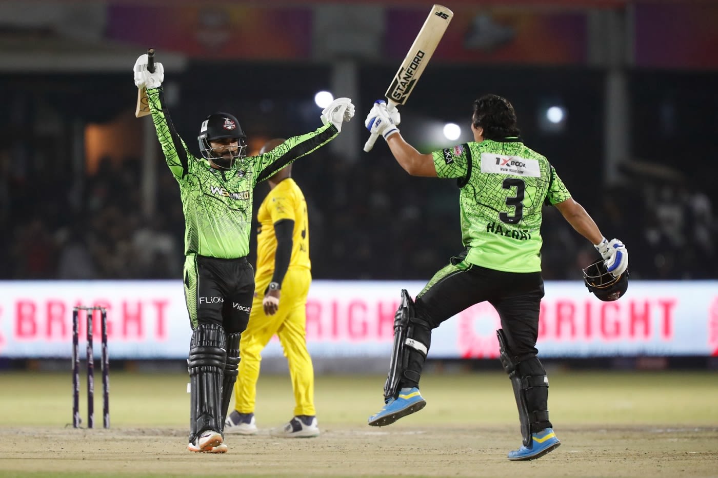 Hazratullah Zazai and Asif Ali helped Durban Qalandars get over the line