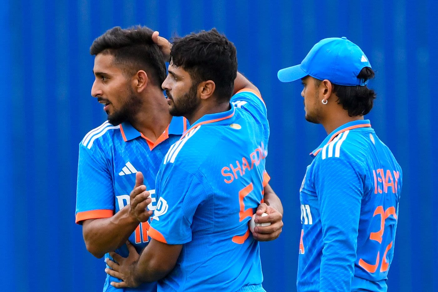 Umran Malik took the catch to hand Shardul Thakur his first wicket