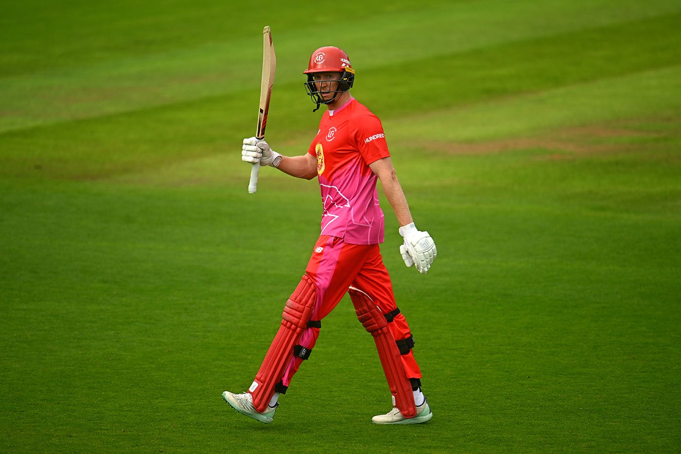 Luke Wells made a half-century in his first Hundred game
