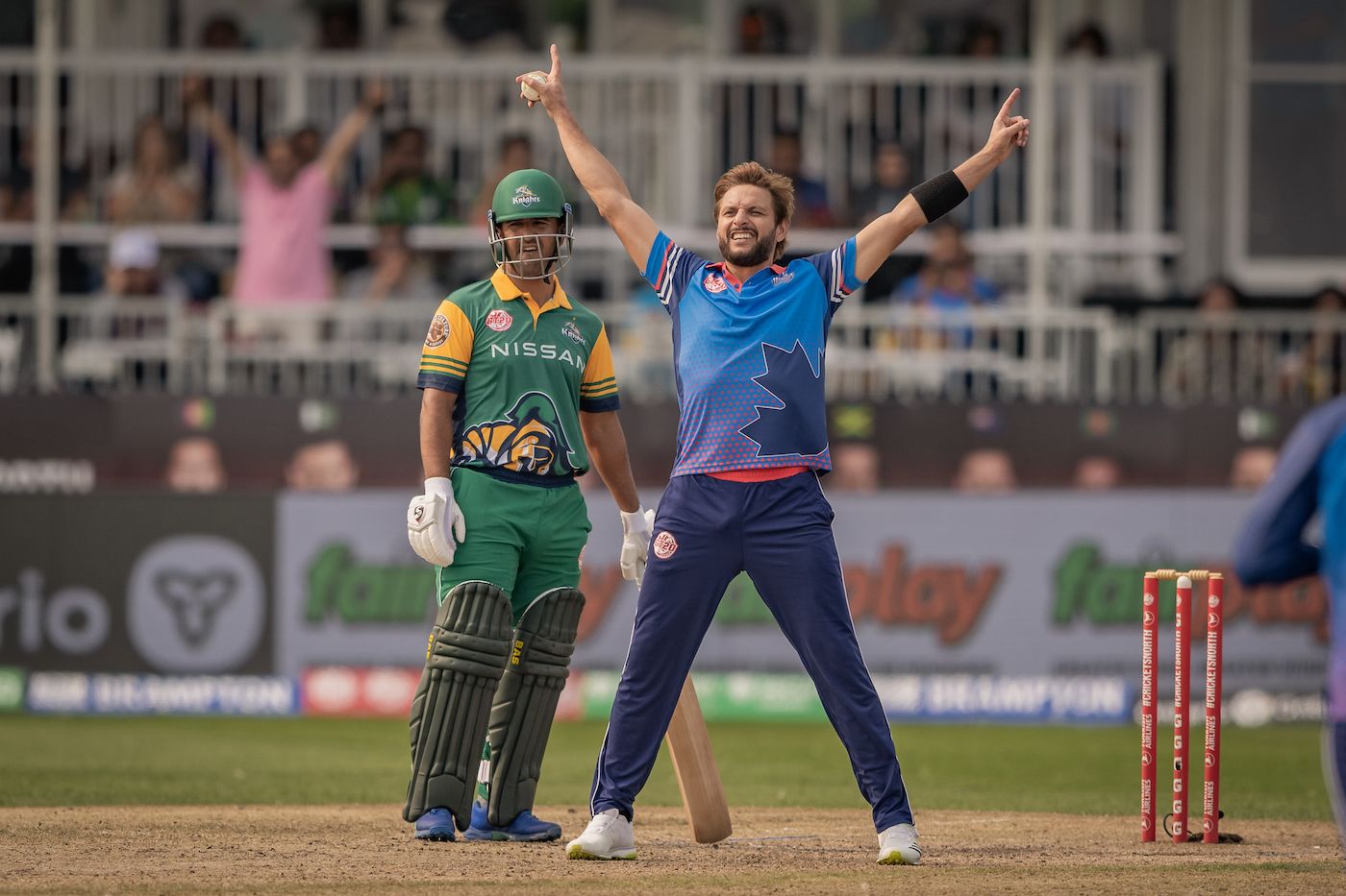 Shahid Afridi brings out his star celebration