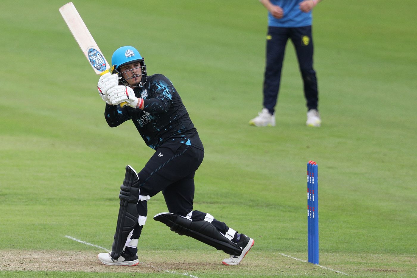 Rob Jones whips leg-side