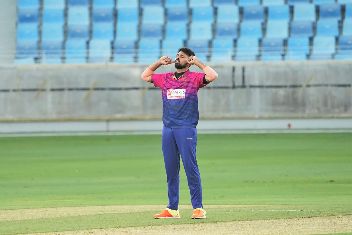 Basil Hameed finished with figures of 4-0-30-2