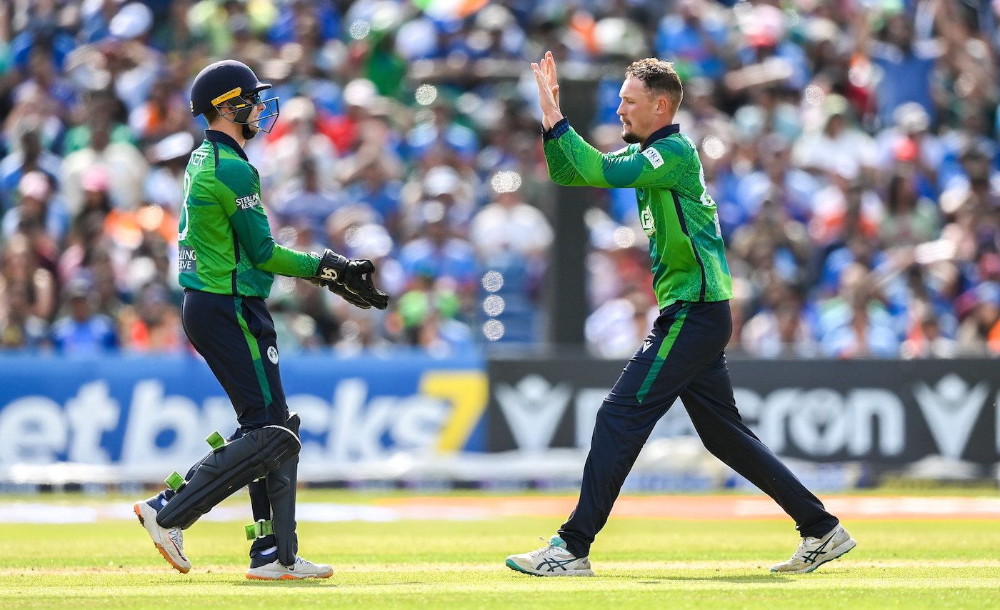 Ben White celebrates a wicket