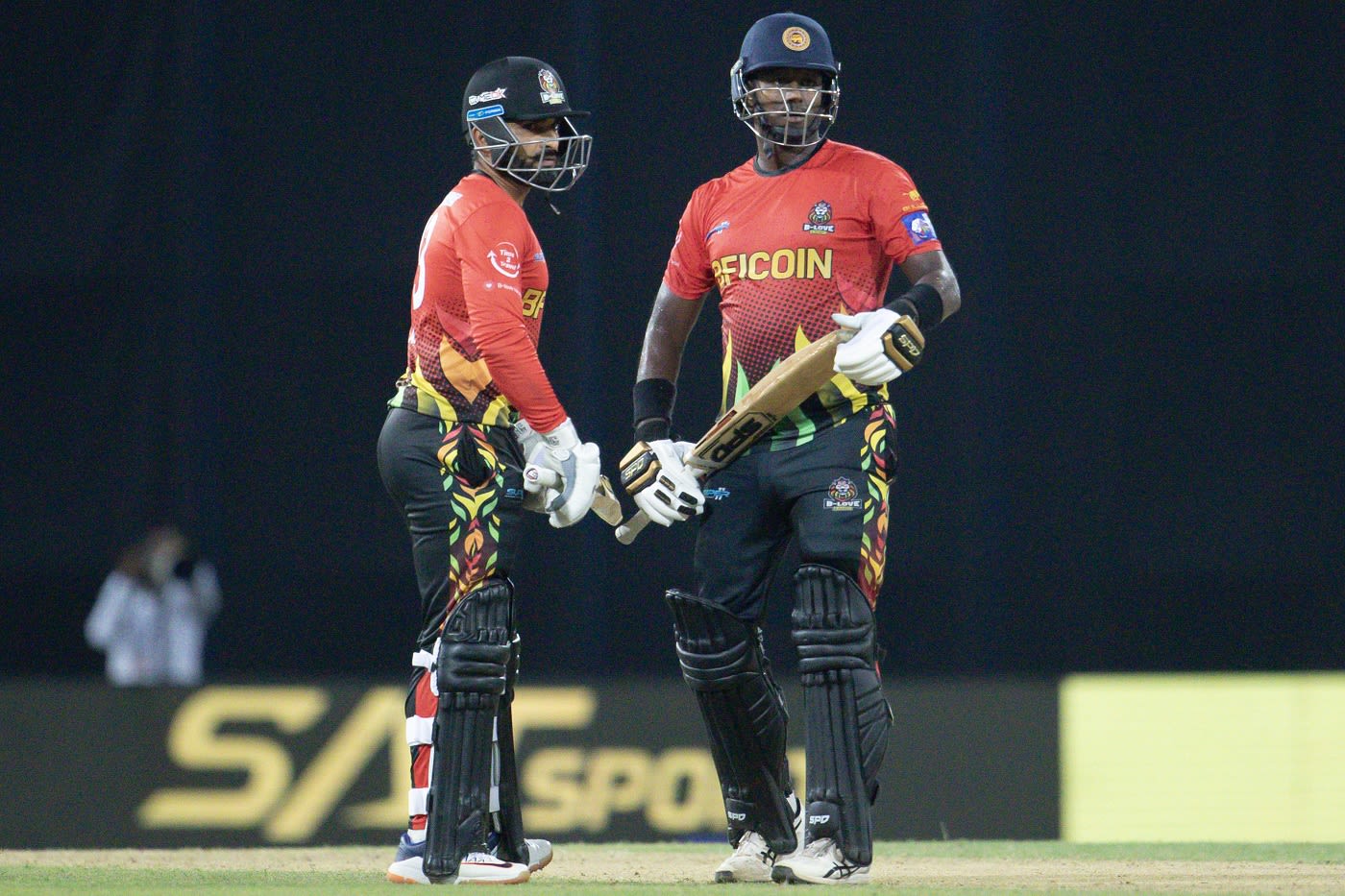 Angelo Mathews and Asif Ali added valuable runs during Kandy's chase