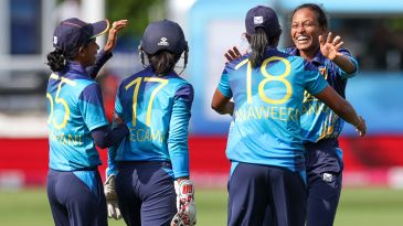 Priyadharshani stars as Sri Lanka cruise into semis; Bangladesh advance after washout