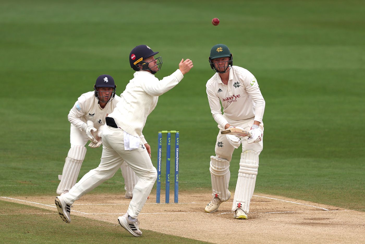 Lyndon James dug in for two-and-a-half hours