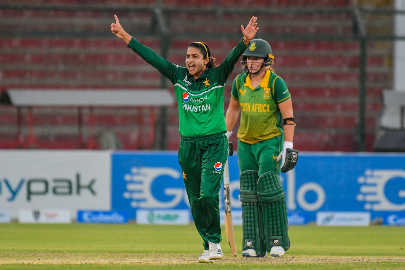 Waheeda Akhtar struck on her ODI debut
