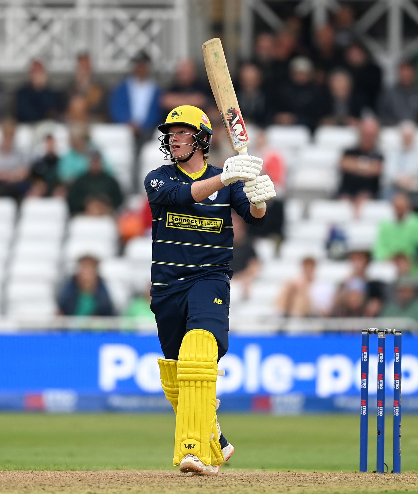 Tom Prest steered Hampshire's chase with a half-century