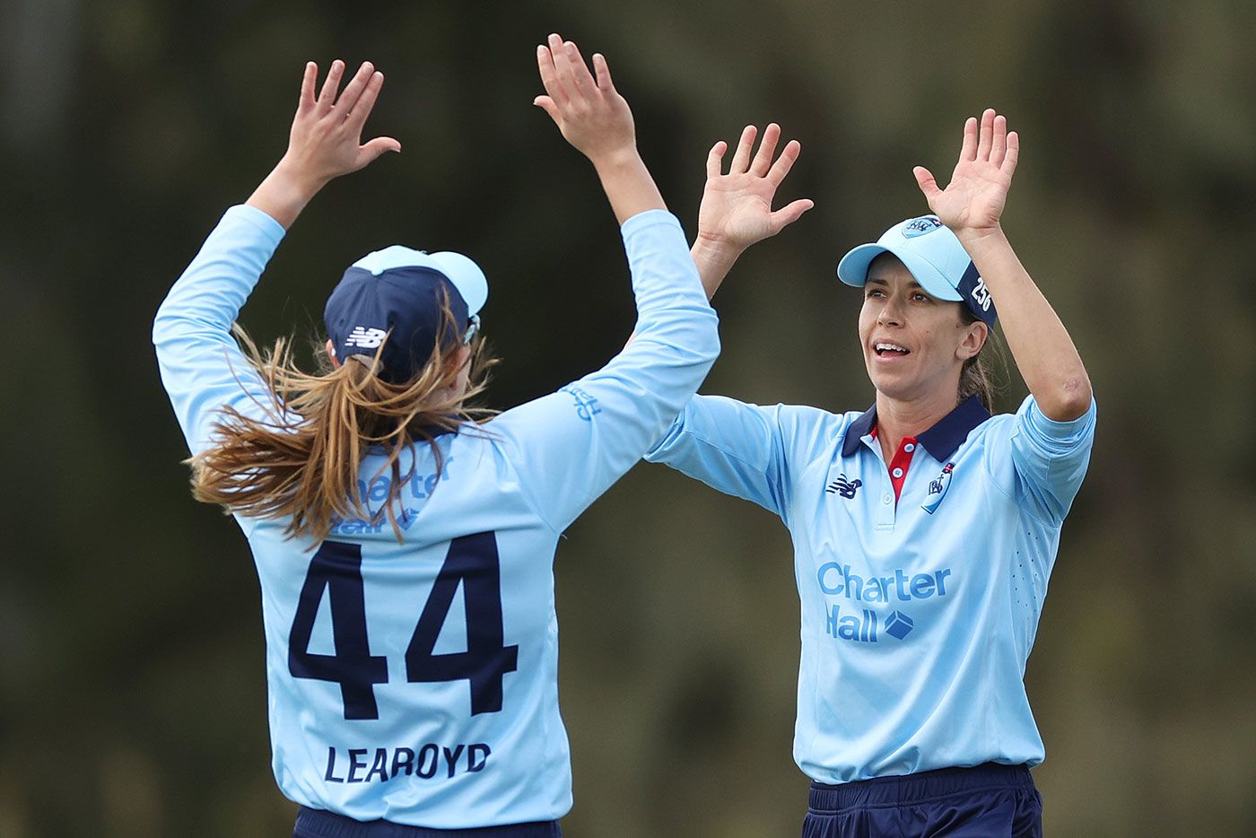Erin Burns took four wickets then guided the NSW chase home